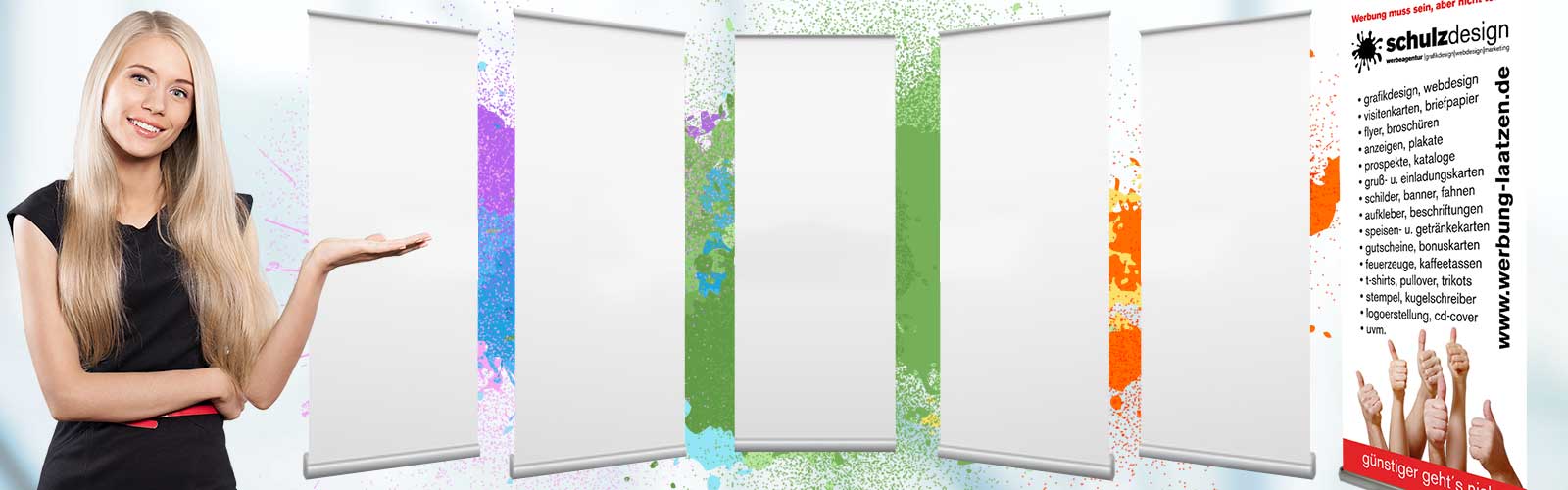 Roll Up Display Banner bedrucken
