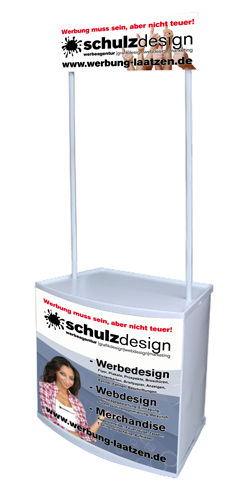 Infostand Messetheke Messeauftritt Frimenpräsentation Messe Werbemittel Marketing