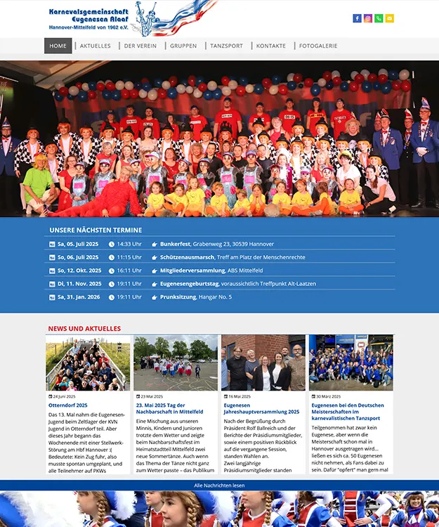 Von der Festbroschüre bis zur Joomla-Website: Die Eugenesen vertrauen auf die umfassende Kreativkompetenz der Werbeagentur Schulz-Design aus Hannover.