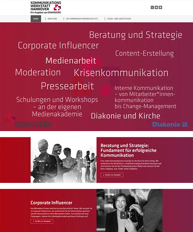Die Kommunikationswerkstatt Hannover präsentiert sich mit einer komplett neuen Joomla 5-Website – modern, nutzerfreundlich und perfekt für professionelle Medien- und Kommunikationsarbeit.