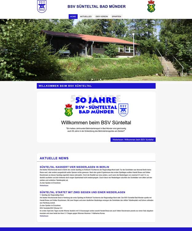 Werbeagentur Hannover - Webdesign für Sportverein