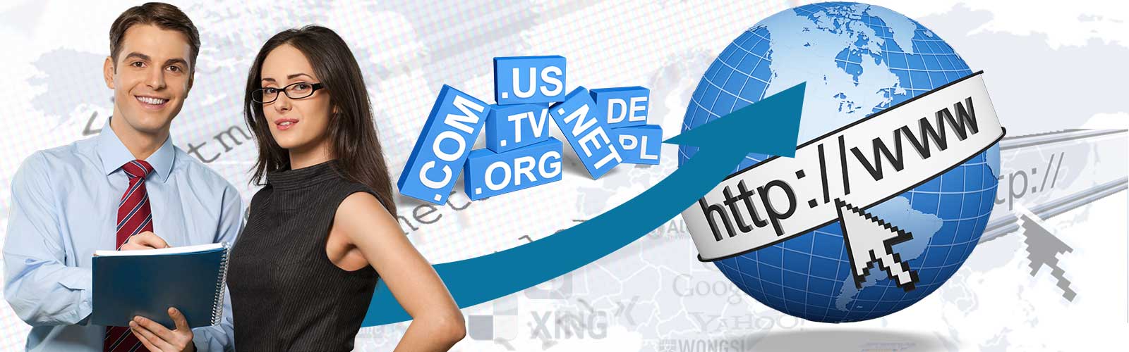 Domainservices - suchen, reservieren, registrieren und in Suchmaschinen und Webbranchenbücher eintragen